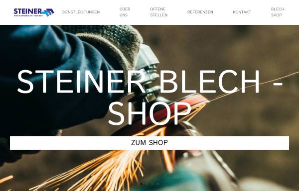 Vorschau von www.steiner-blech.ch, Steiner Blech & Metallbau AG