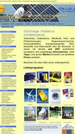 Vorschau der mobilen Webseite www.oeko-energie.de, Öko-Energie, Inh. Thomas Oberholz
