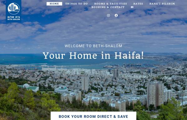 Vorschau von www.beth-shalom.ch, Hotel Beth-Shalom, Haifa
