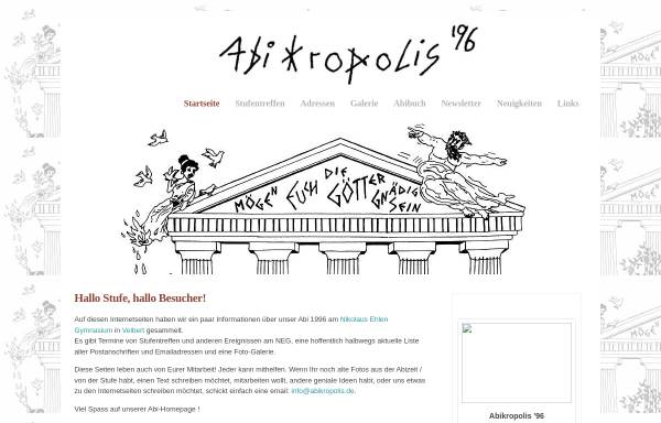 Vorschau von www.abikropolis.de, Velbert - Nikolaus-Ehlen-Gymnasium - Abikropolis