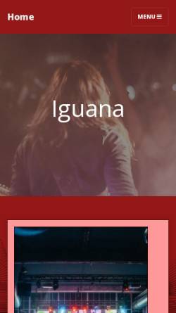 Vorschau der mobilen Webseite iguana-music.de, Iguana