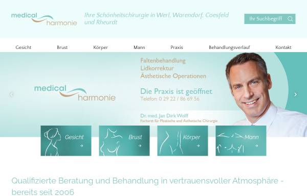 Vorschau von www.medical-harmonie.de, Medical Harmonie GmbH