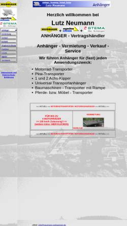 Vorschau der mobilen Webseite www.neumann-anhaenger.de, Anhänger Neumann