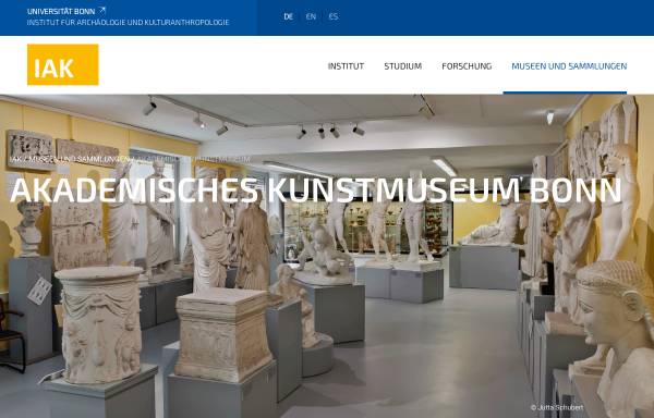 Vorschau von www.antikensammlung.uni-bonn.de, Akademisches Kunstmuseum - Antikensammlung der Universität Bonn