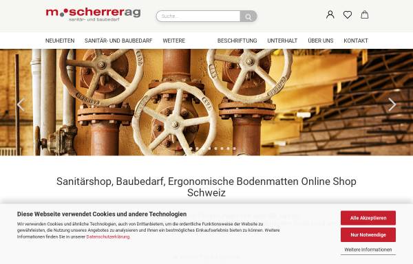 Vorschau von www.m-scherrerag.ch, M. Scherrer AG