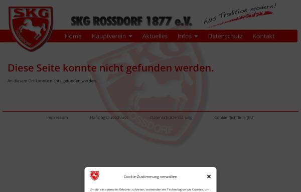 Vorschau von www.skg-rossdorf.de, SKG Roßdorf Handball