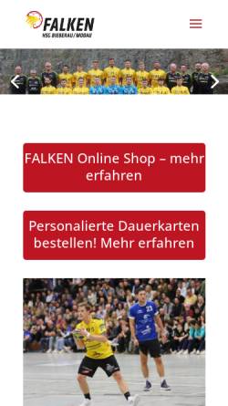 Vorschau der mobilen Webseite www.tsggrossbieberau.de, TSG Groß-Bieberau