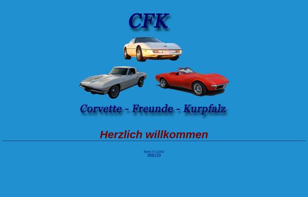 Vorschau von www.corvette-freunde-kurpfalz.de, Corvette Freunde Kurpfalz