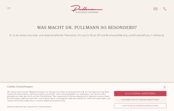 Vorschau von www.dr-pullmann.de, Praxis für Plastische Chirurgie Dr. Pullmann