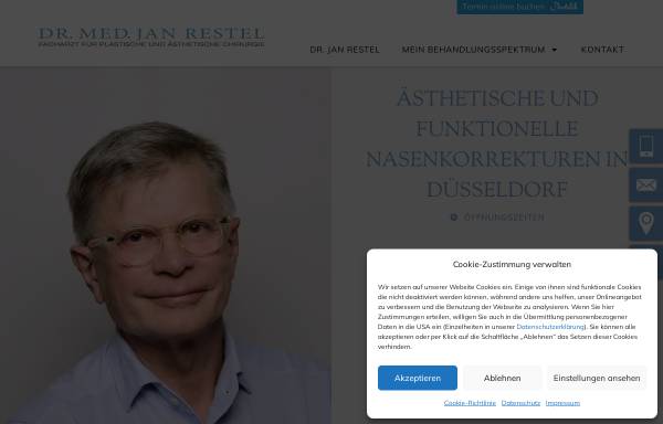 Vorschau von dr-restel.de, Praxisklinik Dr. Restel