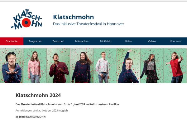 Vorschau von projekttheater-klatschmohn.de, Hannover, ProjektTheater Klatschmohn e.V.