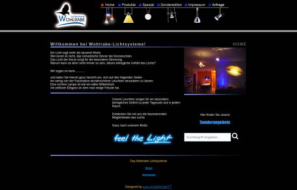 Vorschau von www.halogen-control.de, Wohlrabe Lichtsysteme, Inh. Frank Wohlrabe