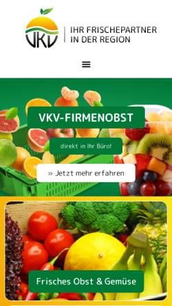 Vorschau der mobilen Webseite www.vkv-gmbh.de, VKV Kartoffelvertriebs-GmbH