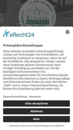 Vorschau der mobilen Webseite barres-brauwelt.de, Barres Brauwelt