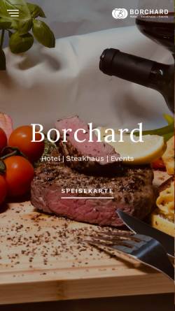 Vorschau der mobilen Webseite www.hotel-borchard.de, Hotel Restaurant Borchard