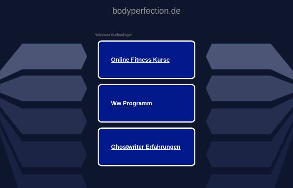 Vorschau von www.bodyperfection.de, Zentrum für Ästhetische Chirurgie