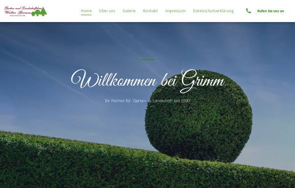Vorschau von www.landschaftsbau-grimm.de, Garten- und Landschaftsbau Walter Grimm