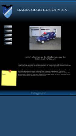 Vorschau der mobilen Webseite www.dacia-club.eu, Dacia-Club Europa