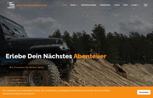 Vorschau von www.jeep-club.de, Jeep Club Deutschland e. V.