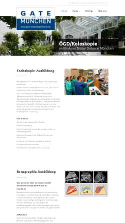 Vorschau der mobilen Webseite www.gate-endoskopiekurse.de, GATE (Gastroenterologie-Ausbildung - Training Endoskopie)
