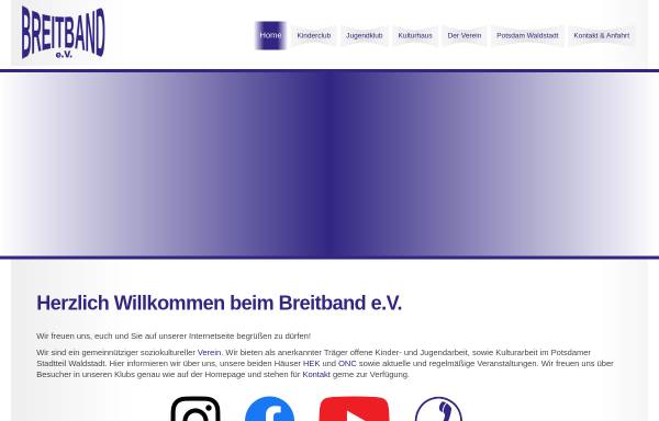 Vorschau von www.breitband-ev.de, Breitband e.V.