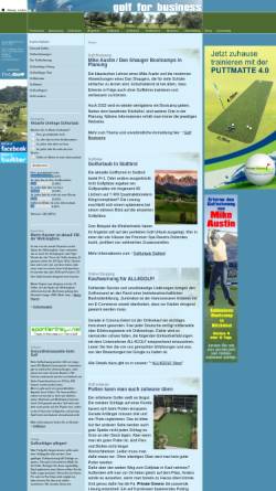 Vorschau der mobilen Webseite www.golf-for-business.de, Golf for Business
