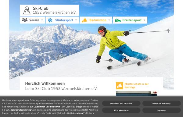 Vorschau von www.skiclub-wermelskirchen.de, Ski-Club 1952 Wermelskirchen e.V.