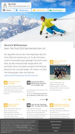 Vorschau der mobilen Webseite www.skiclub-wermelskirchen.de, Ski-Club 1952 Wermelskirchen e.V.