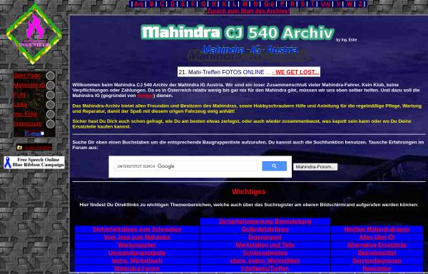 Mahindra CJ540 Archiv