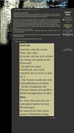 Vorschau der mobilen Webseite www.tolkiens-elben.de, Tolkiens Elben