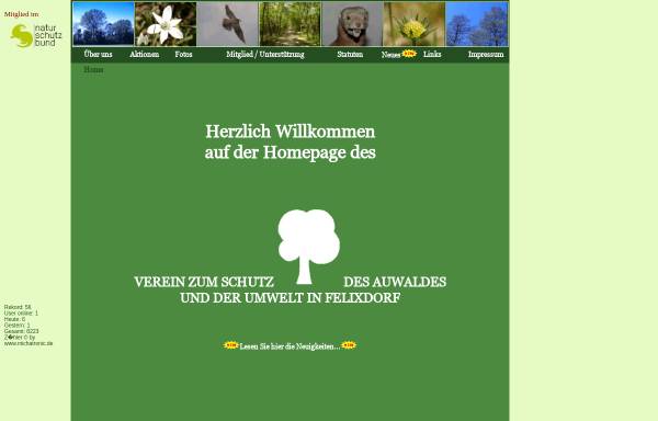 Vorschau von www.auverein.at, Auwaldschutz und Umweltschutz Verein Felixdorf