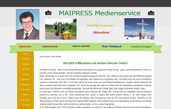 Vorschau von www.maipress.de, Maiwald, Hans-Gerhard