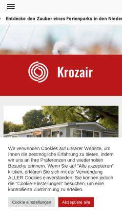 Vorschau der mobilen Webseite www.krozair.de, Krozairs of Kregen