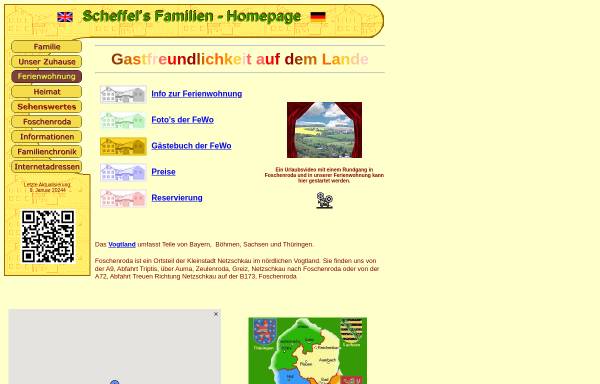 Vorschau von www.klaus-scheffel.de, Ferienwohnung Scheffel