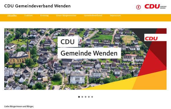 Vorschau von www.cdu-wenden.de, CDU-Gemeindeverband Wenden