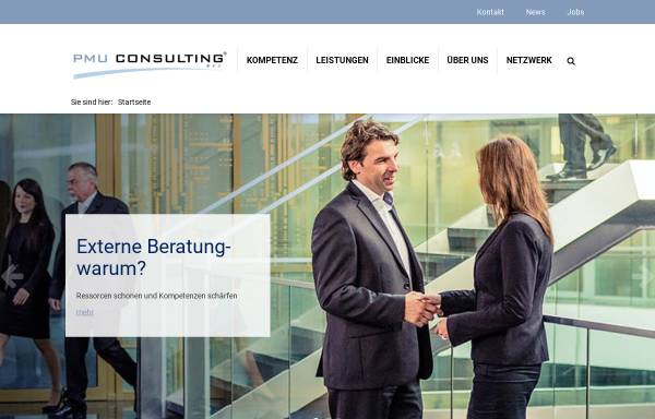 Vorschau von www.pmu-consulting.de, PMU Consulting - Unternehmensberatung