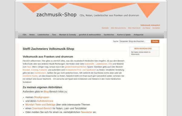 Vorschau von www.zachmeier.de, Fränkische traditionelle Musik, Steffi Zachmeier