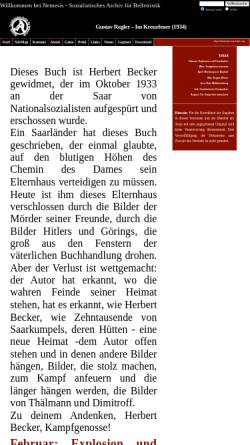 Vorschau der mobilen Webseite nemesis.marxists.org, Gustav Regler: Im Kreuzfeuer (1934)