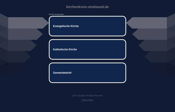 Vorschau von www.kirchenkreis-stralsund.de, Kirchenkreis Stralsund