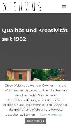 Vorschau der mobilen Webseite klausniehusen.de, antique & art