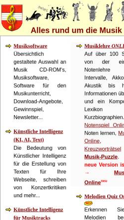 Vorschau der mobilen Webseite www.musica.at, Musica.at, Kaiser-Kaplaner