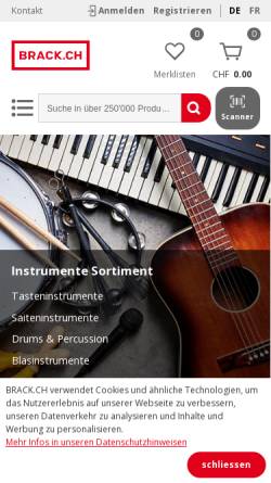 Vorschau der mobilen Webseite www.musicplace.ch, Musicplace.ch
