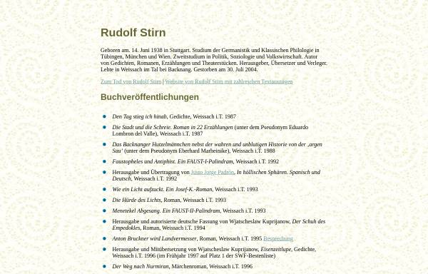 Vorschau von www.jbeilharz.de, Rudolf Stirn