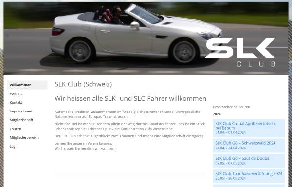 Vorschau von www.slkclub.org, Mercedes SLK Club Schweiz