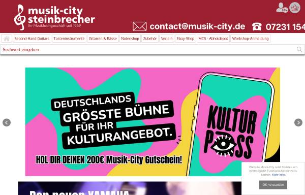 Vorschau von www.musik-city.de, Musik-city Steinbrecher