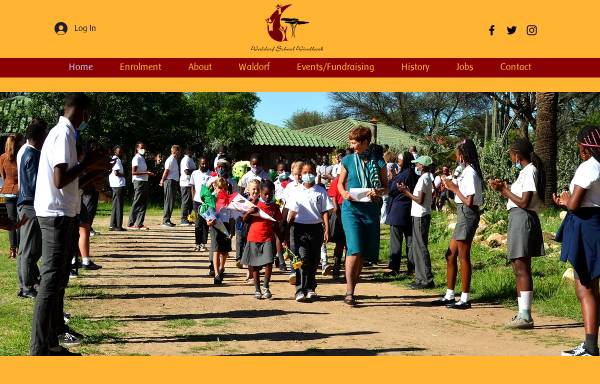 Vorschau von www.waldorf-namibia.org, Waldorf-Schule Windhoek