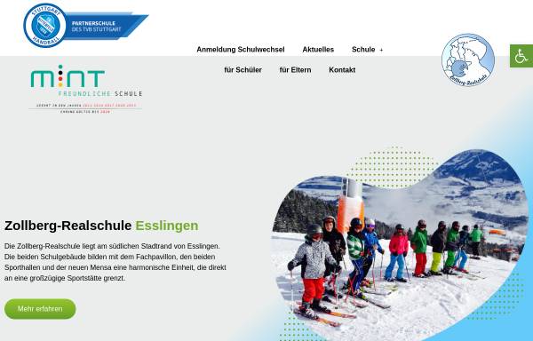 Vorschau von www.zrs-es.de, Zollberg Realschule