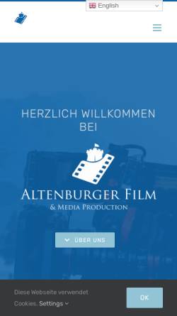 Vorschau der mobilen Webseite www.altenburgerfilm.com, Altenburger, Emanuel