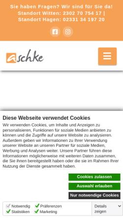 Vorschau der mobilen Webseite www.aschke-consult.de, Aschke Marketing Consulting