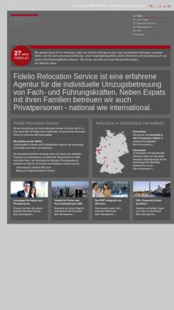 Vorschau der mobilen Webseite www.fidelio-relocation.de, Fidelio Relocation, Inh. Daniela Wüstenberg